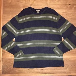 Eddie Bauer Striped Sweater (Large)